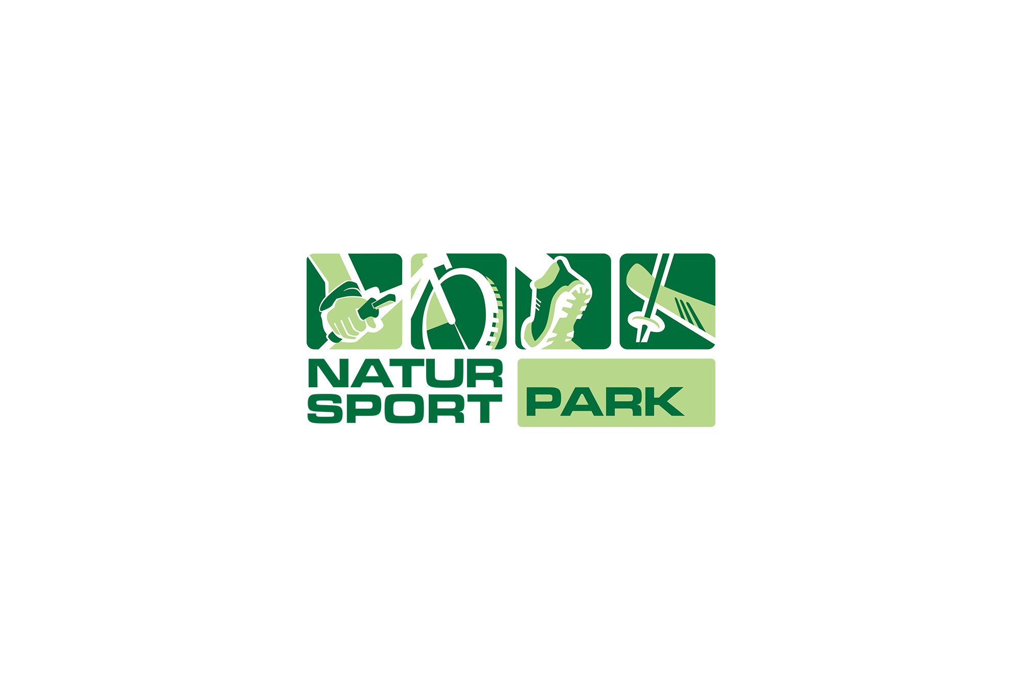 Werbeagentur aus Nordhausen/Thüringen für Grafikdesign und Webseiten: Logo Natur-Sport-Park der Stadt Bad Sachsa für den Tourismus