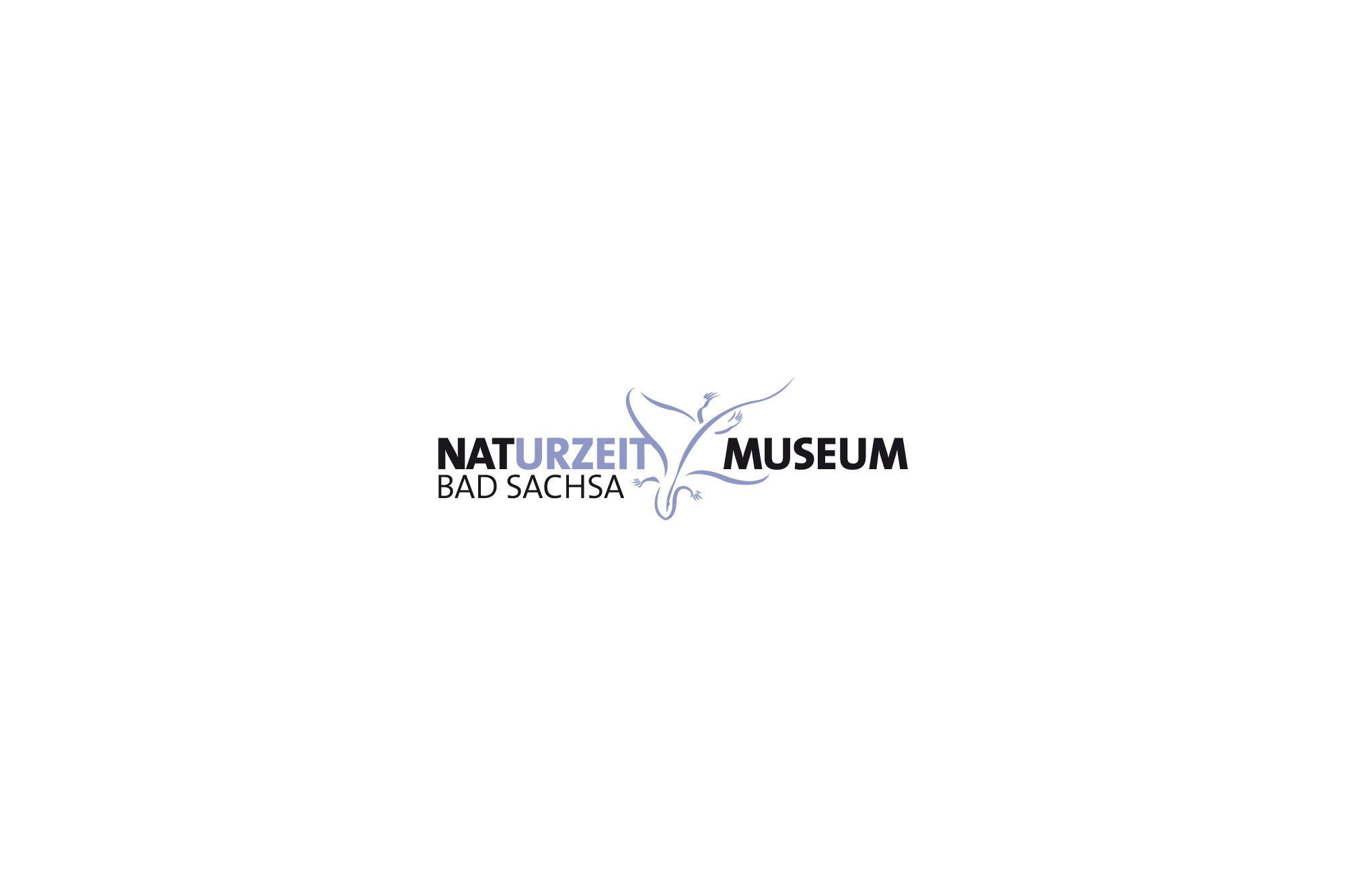 Werbeagentur aus Nordhausen/Thüringen für Grafikdesign und Webseiten: Logo des NatUrzeit-Museums Bad Sachsa für Kunst, Kultur und Tourismus