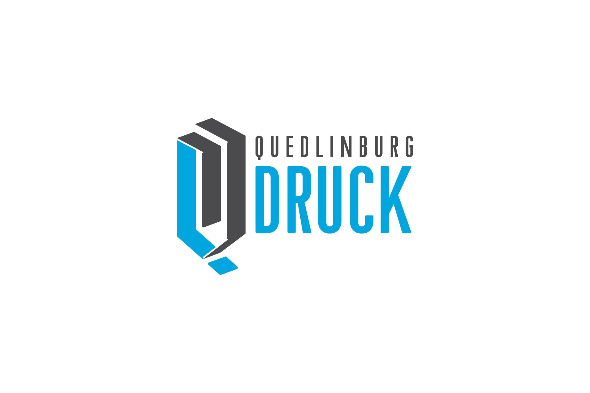 Werbeagentur aus Nordhausen/Thüringen für Grafikdesign und Webseiten: Logo des Druckhauses Quedlinburg Druck