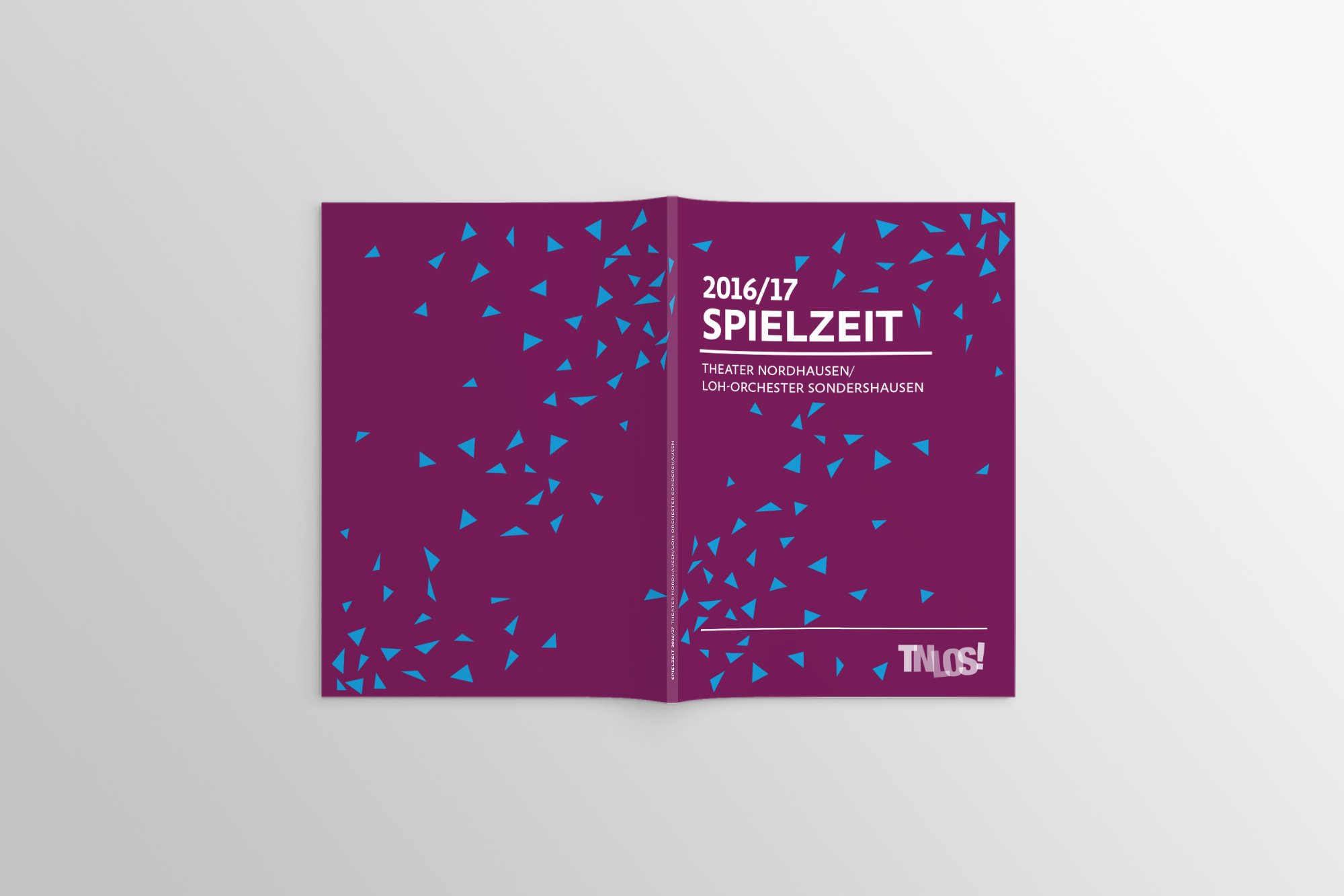 Werbeagentur aus Nordhausen/Thüringen für Grafikdesign und Webseiten: Spielzeitheft 2016/2017 des Theaters Nordhausen/Loh-Orchesters Sondershausen für Kunst und Kultur