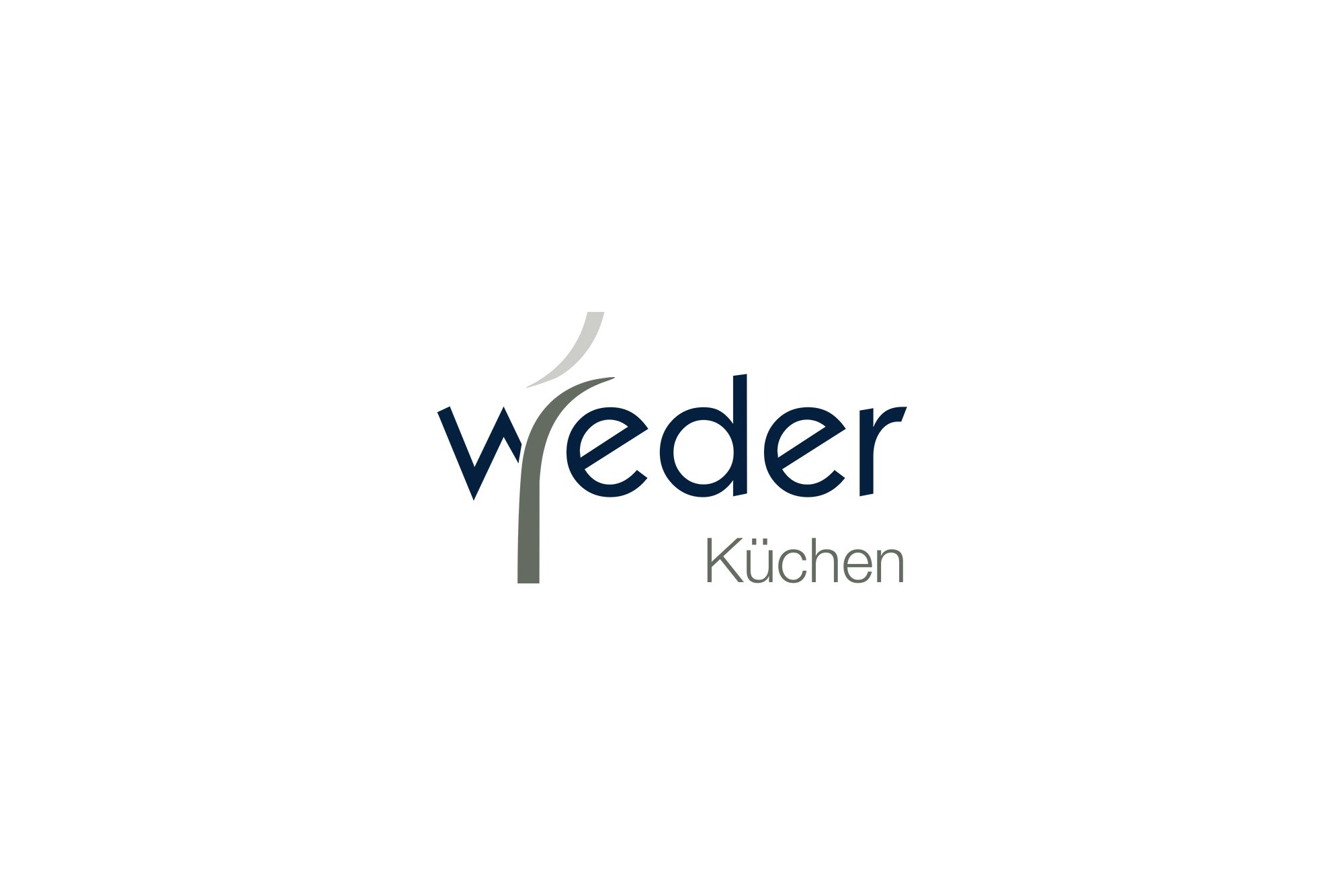 Werbeagentur aus Nordhausen/Thüringen für Grafikdesign und Webseiten: Logo des Küchenstudios Weder Küchen